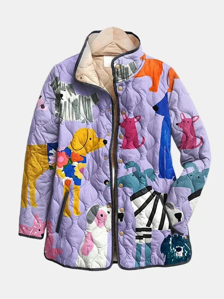 MERRITT | Quilted Jacket Little Dogs Michèle