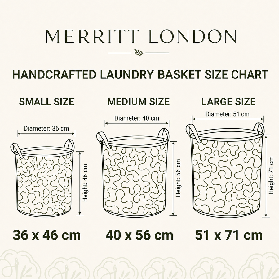 Sheep in Valley | Handcrafted Laundry Basket