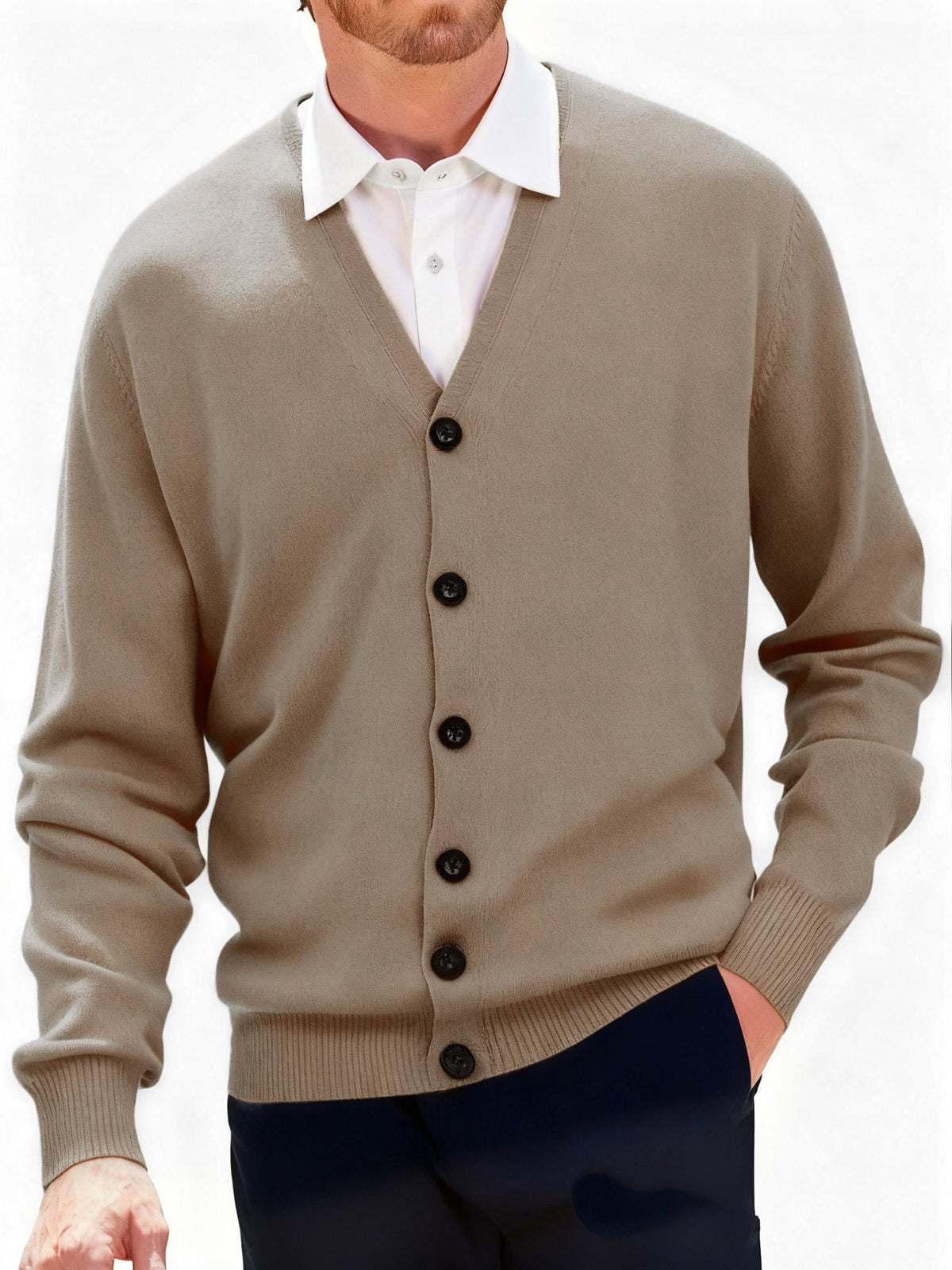 Wellington | Lightweight V-Neck Cardigan