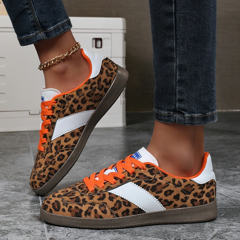 FIERCE SUEDE LEOPARD SNEAKER