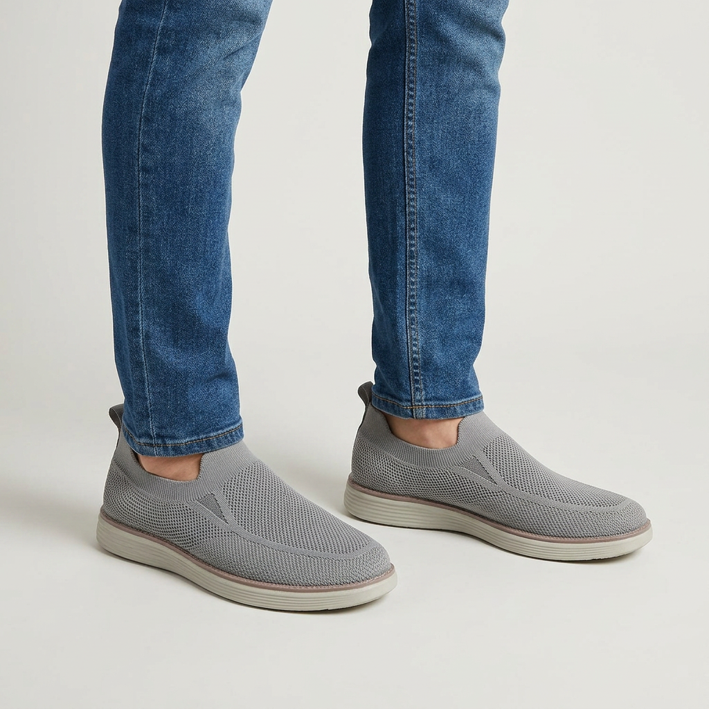 Angelo | Cushioned Knit Comfort Loafers