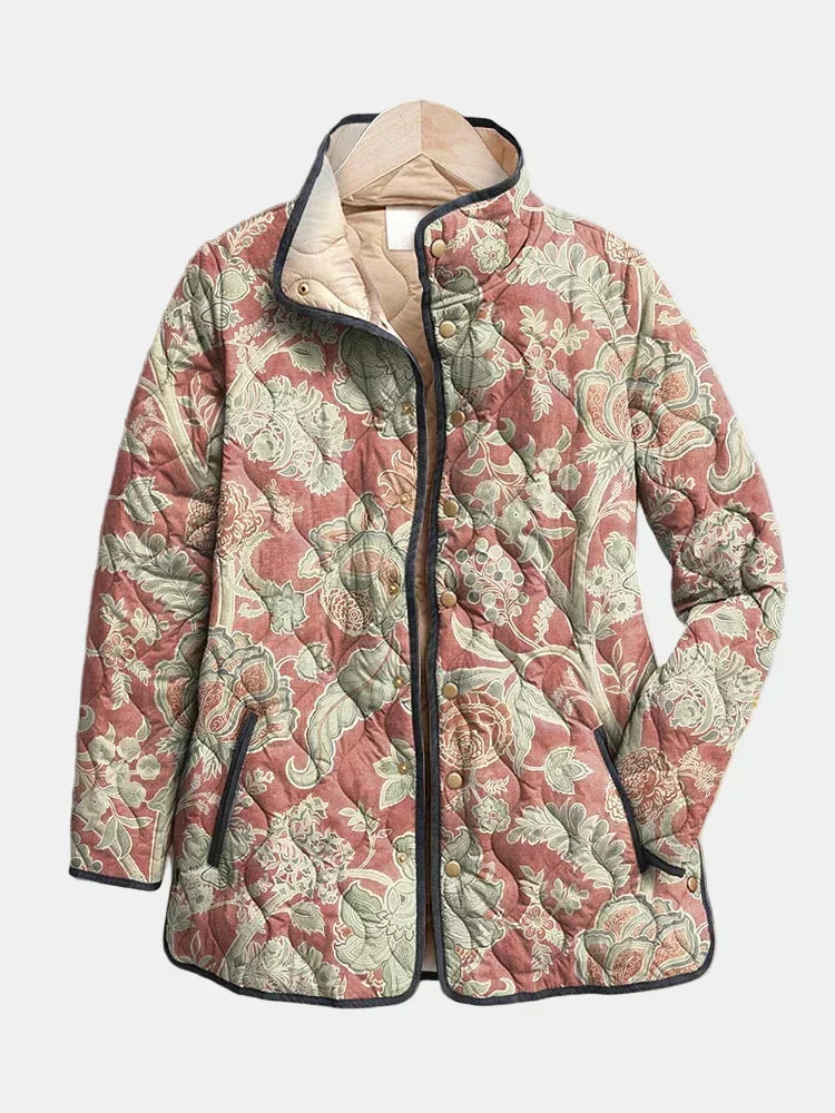 MERRITT | Quilted Jacket Damas Terracotta Pauline