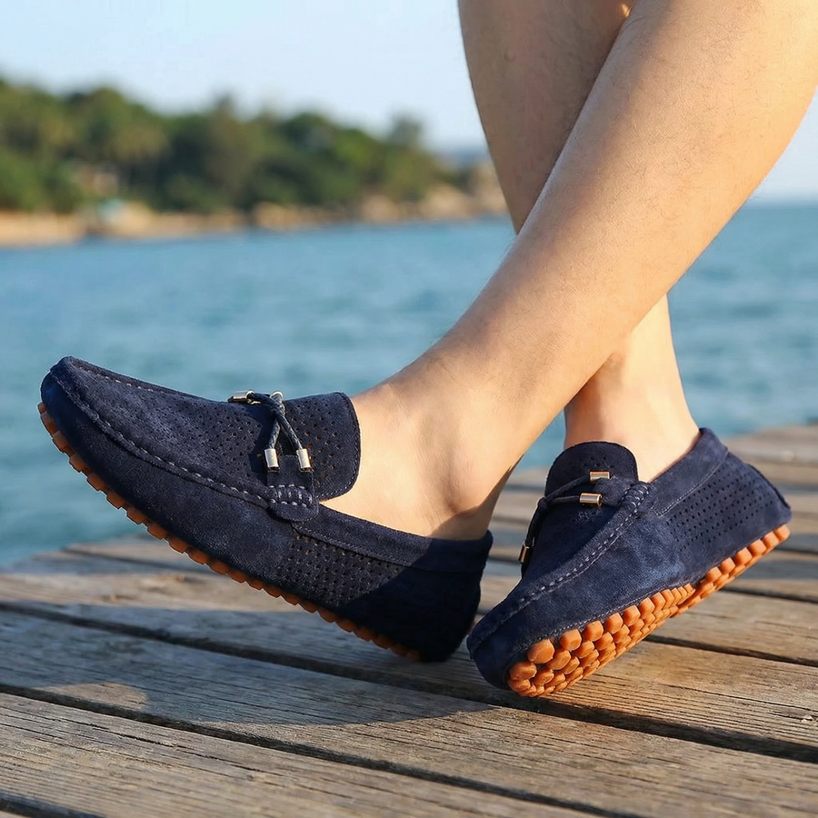 GIANNI PERFORATED LOAFERS