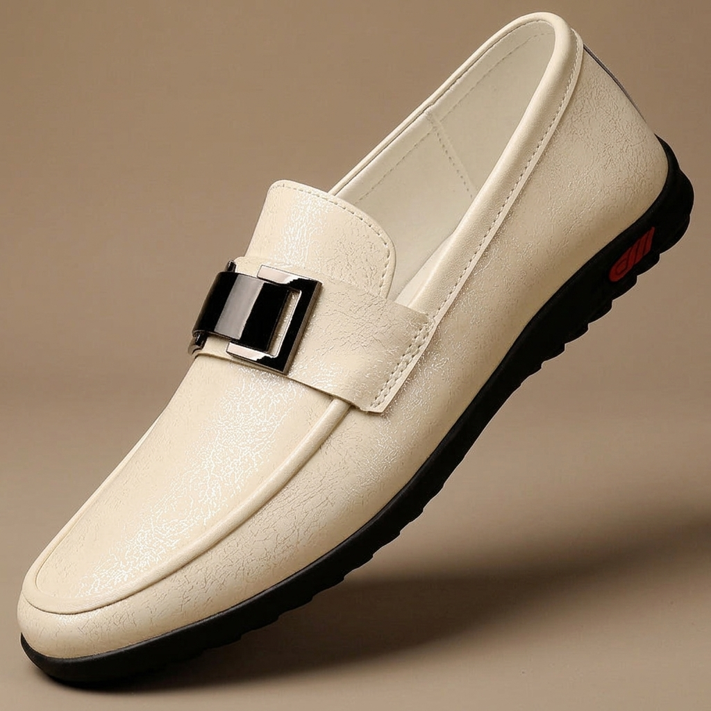 MIDHURST BUCKLE SLIP-ON SHOES