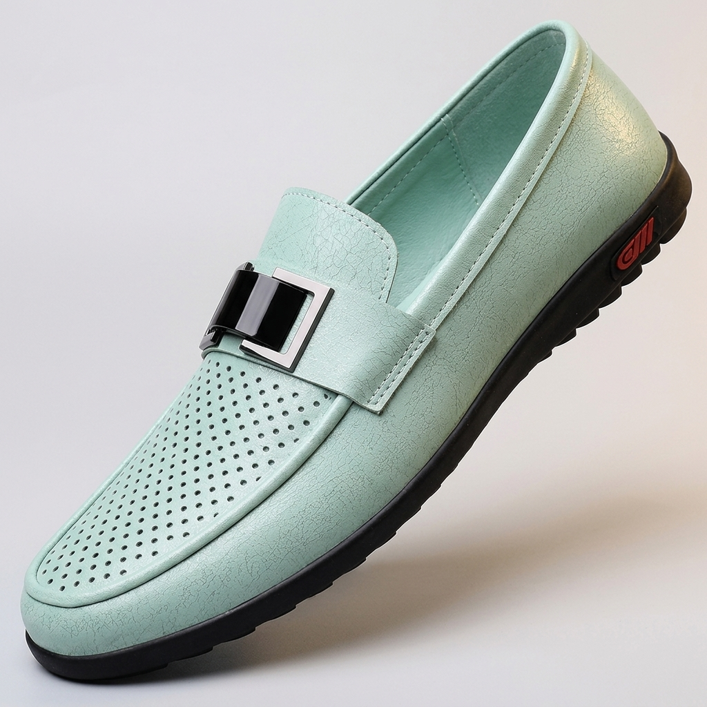 MIDHURST BUCKLE SLIP-ON SHOES
