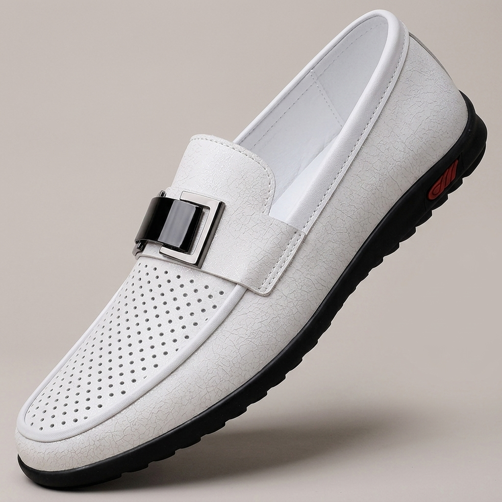 MIDHURST BUCKLE SLIP-ON SHOES