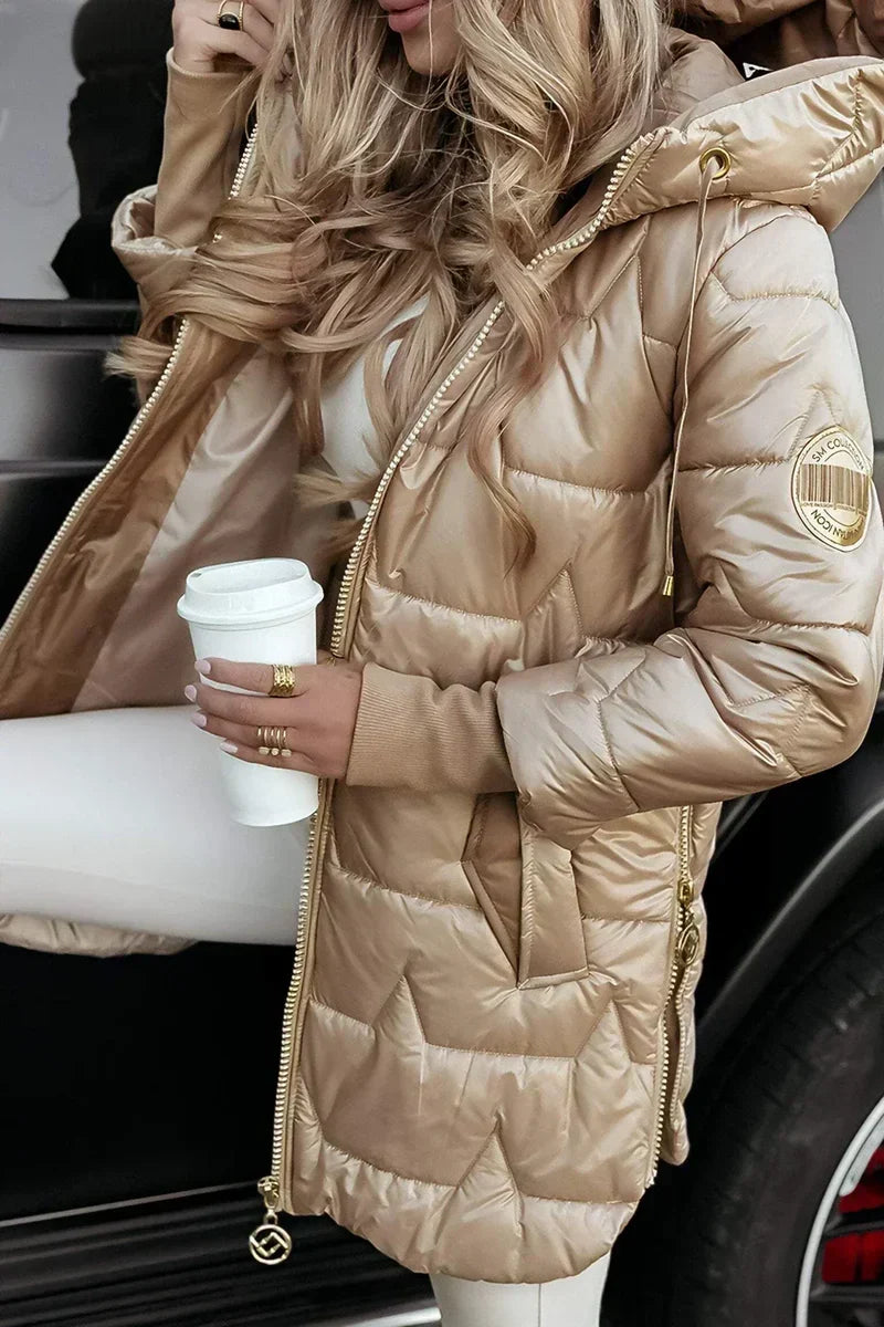 Mila | Flattering Hooded Padded Coat