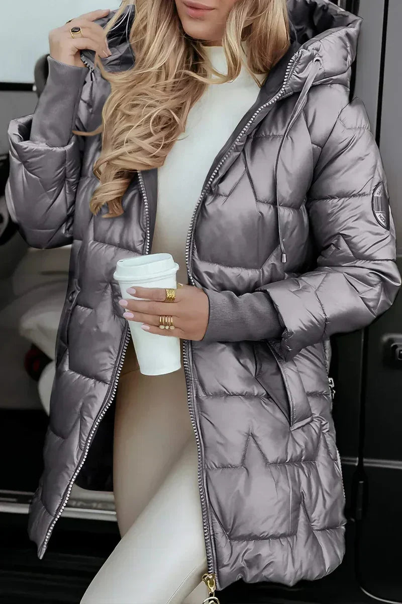 Mila | Flattering Hooded Padded Coat