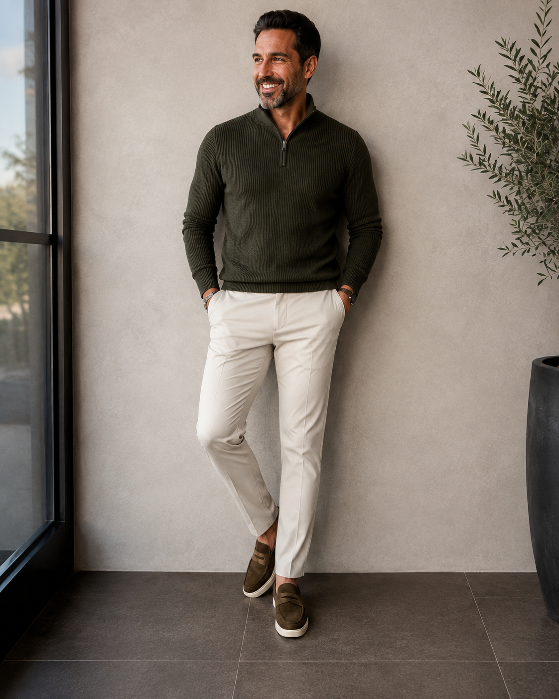 Harrison | Stretch Slim-Fit Trousers