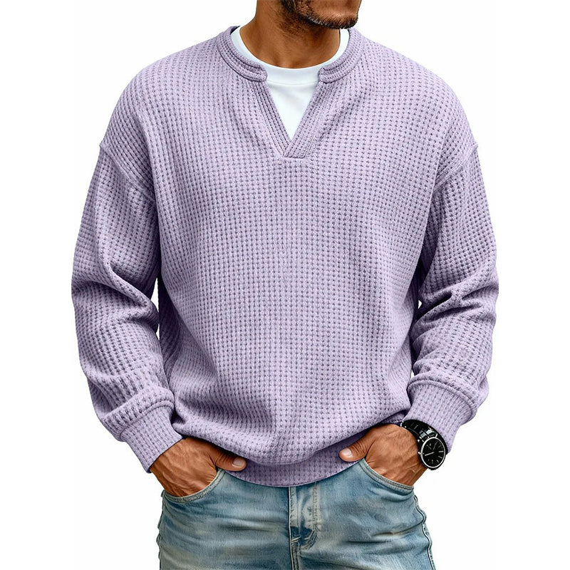 Calder | Textured Layered-Neck Top