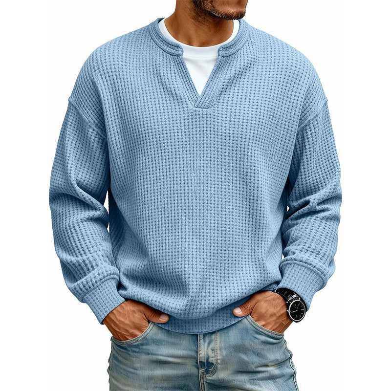 Calder | Textured Layered-Neck Top