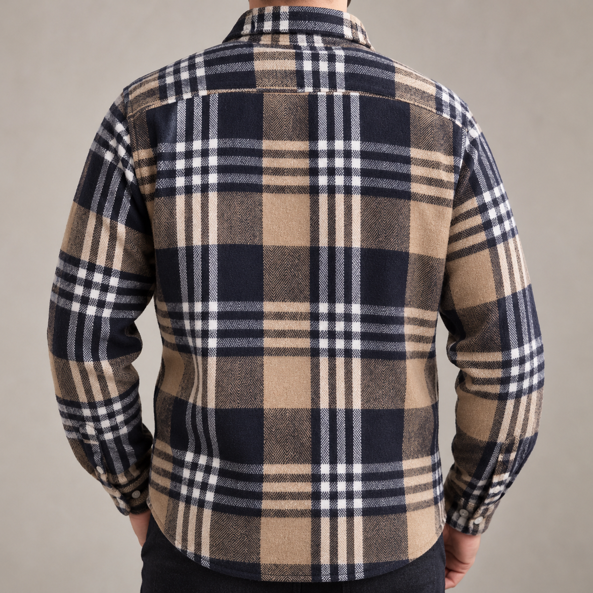 Rockwell Brushed Cotton Flannel Shirt