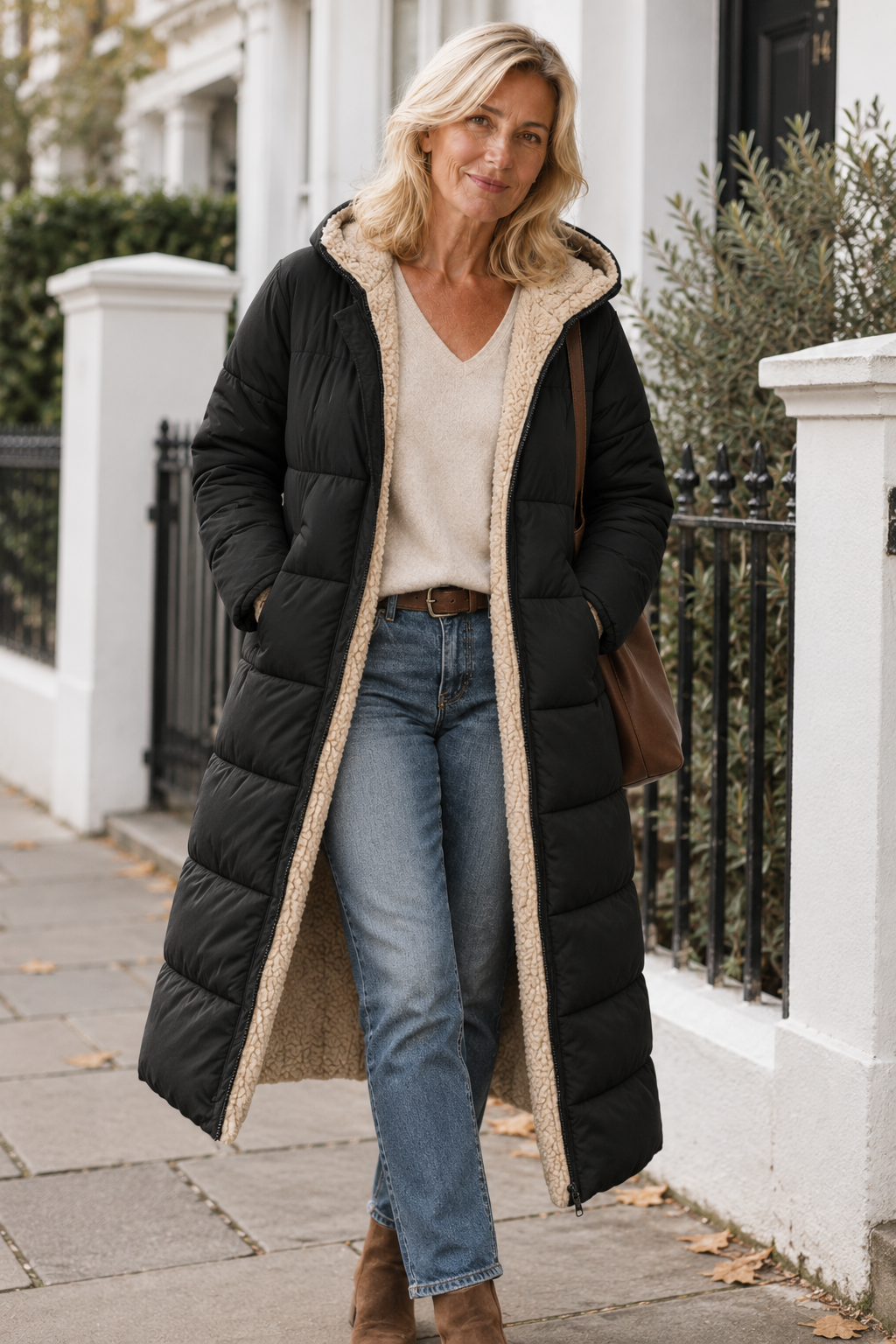 Paige | Women’s Long Hooded Quilted Winter Coat